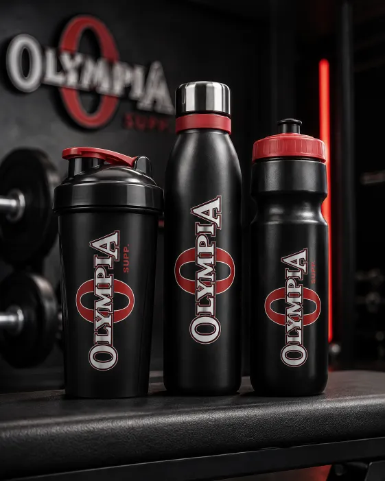 Olympia Supplement product visual design