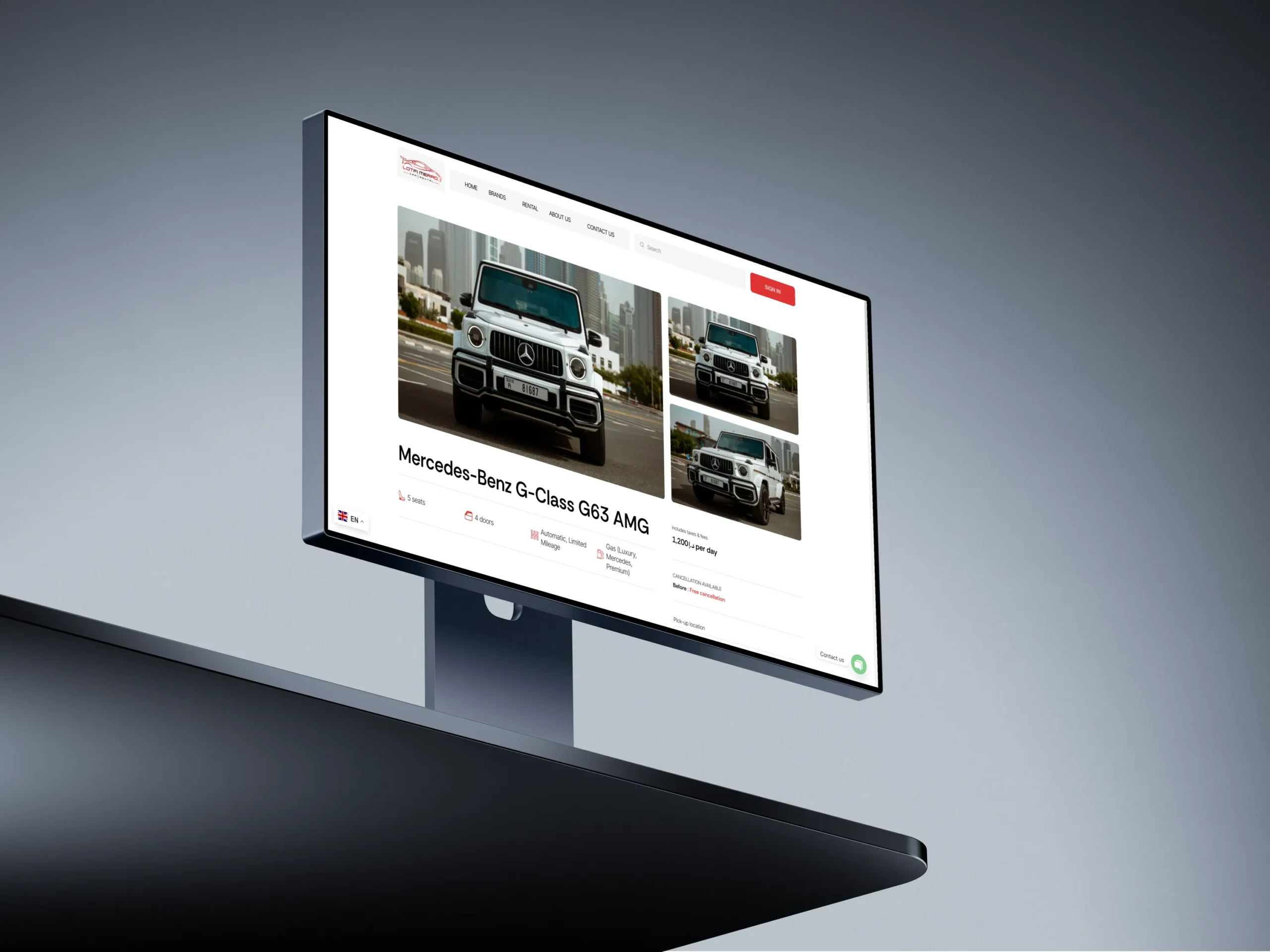 Lotfi Merad final website display