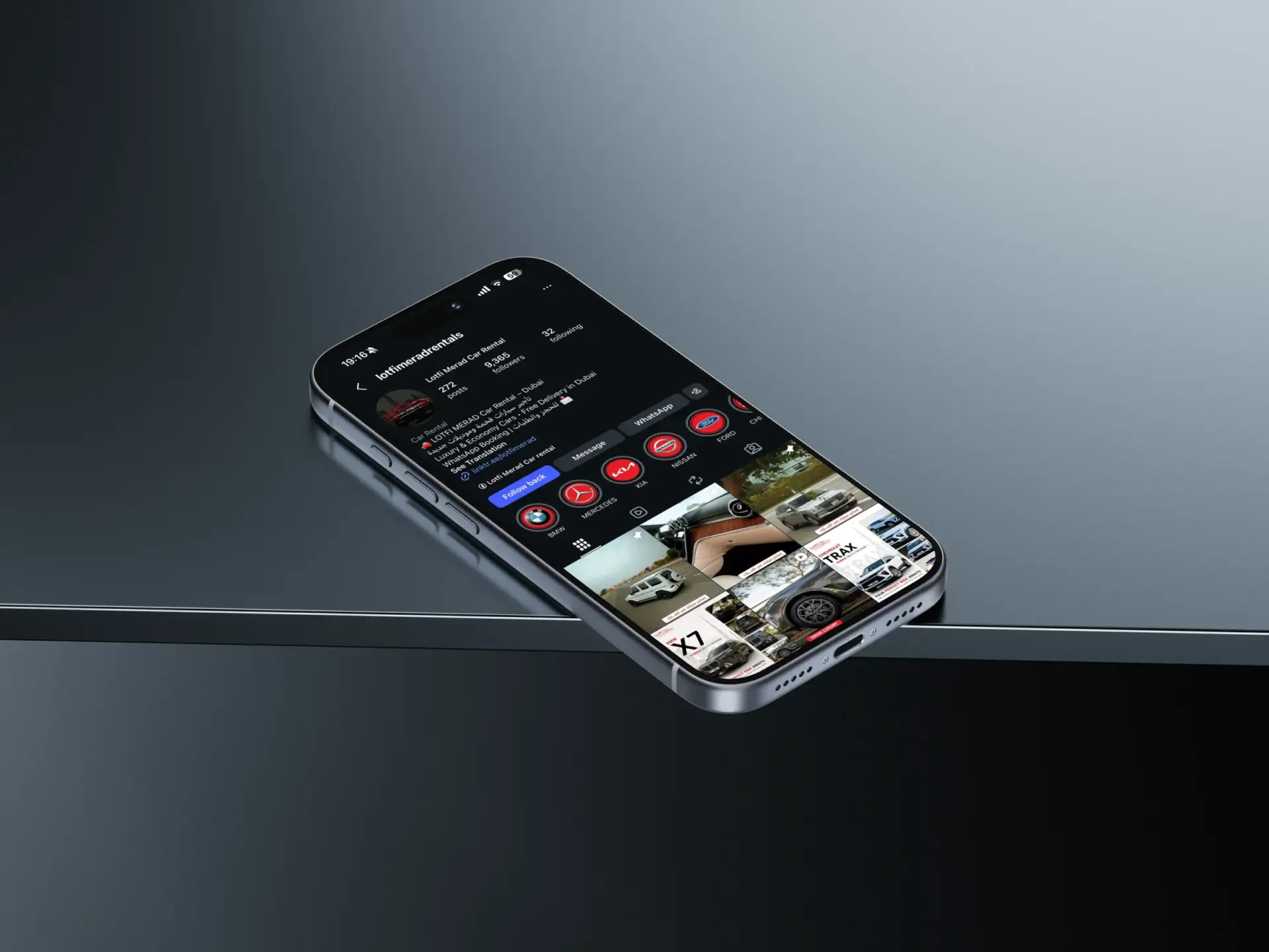 Lotfi Merad social media design mockup