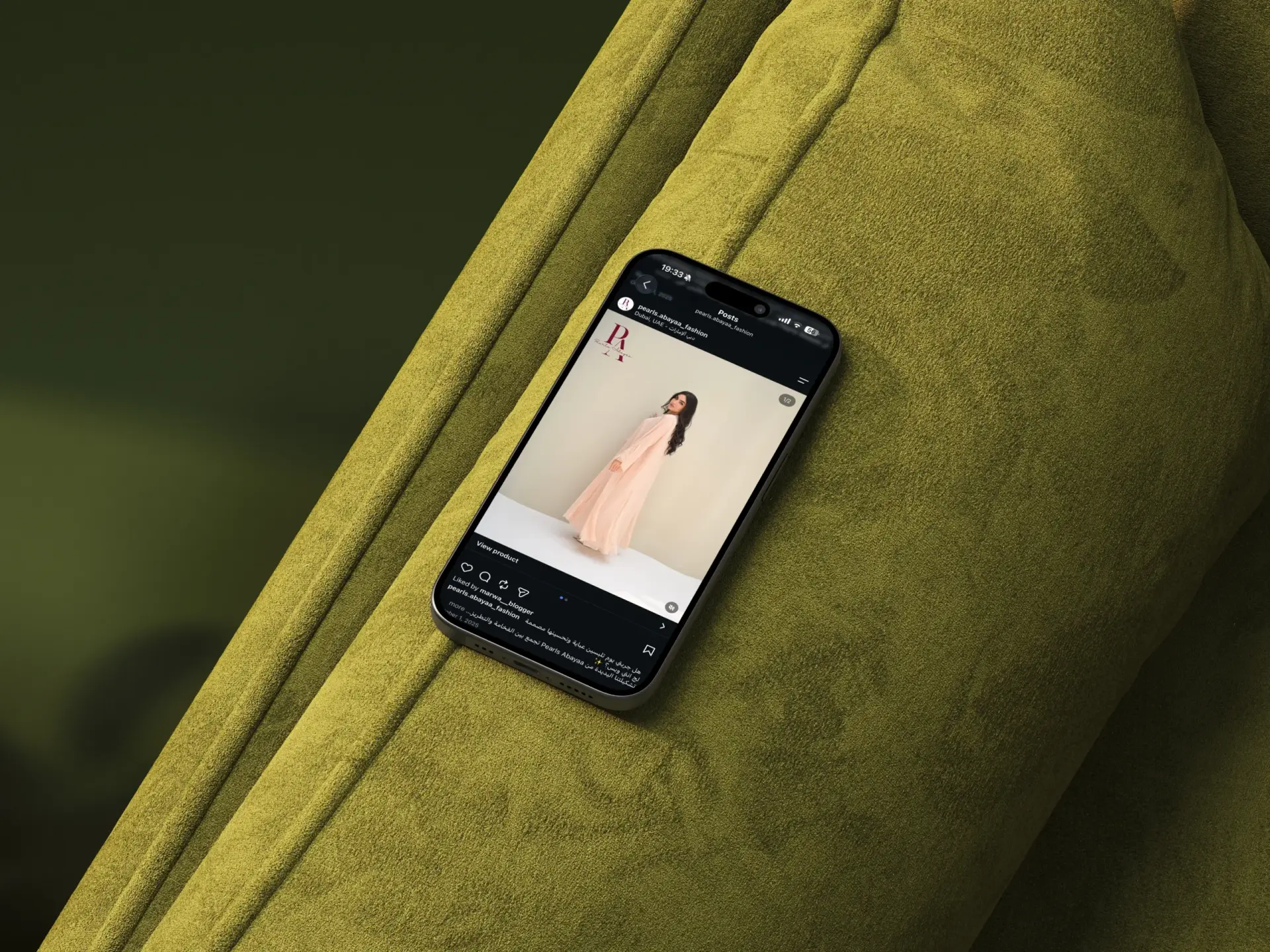 Pearls Abayaa social media post design