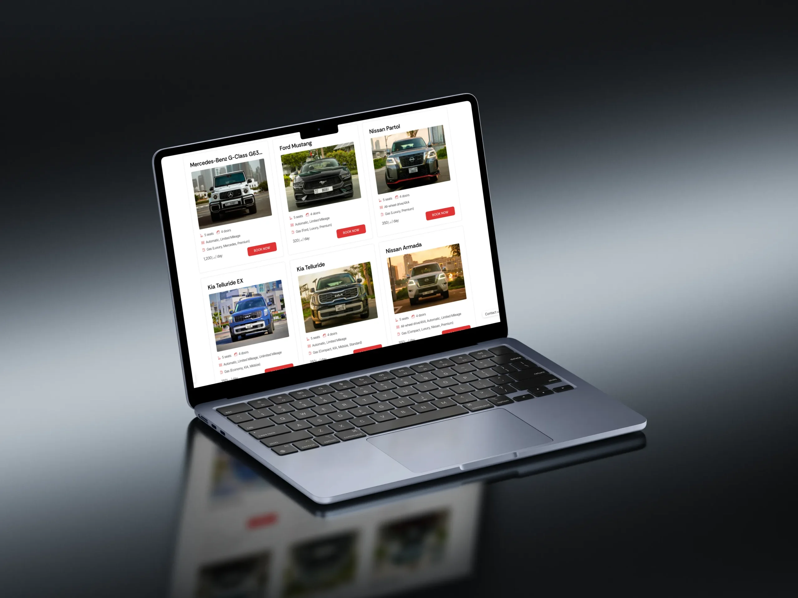 Lotfi Merad website screens