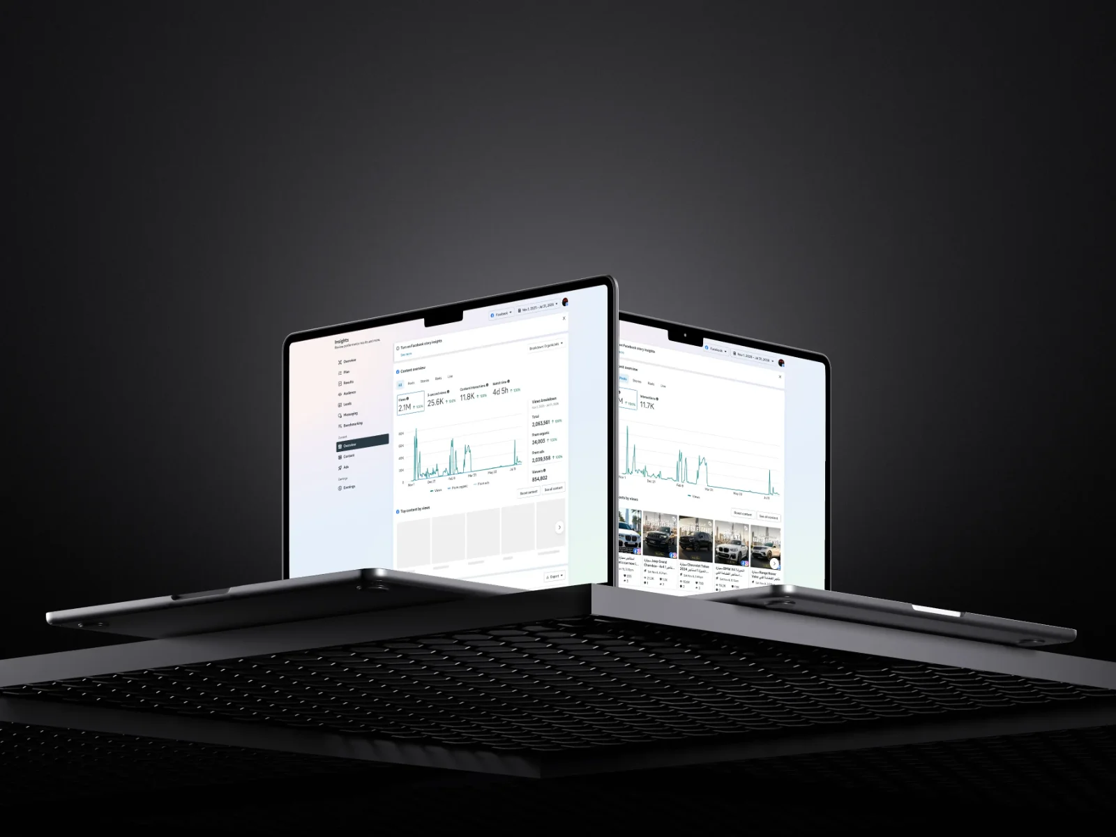 LuxDrive advertising result mockup two